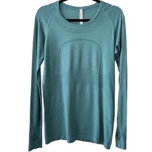 Lululemon Run: Swiftly Tech Long Sleeve Teal